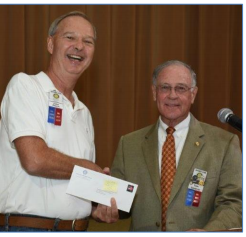 GRSP Trustee John Quinn shown here with Griffin Rotary President Tom Gardner
