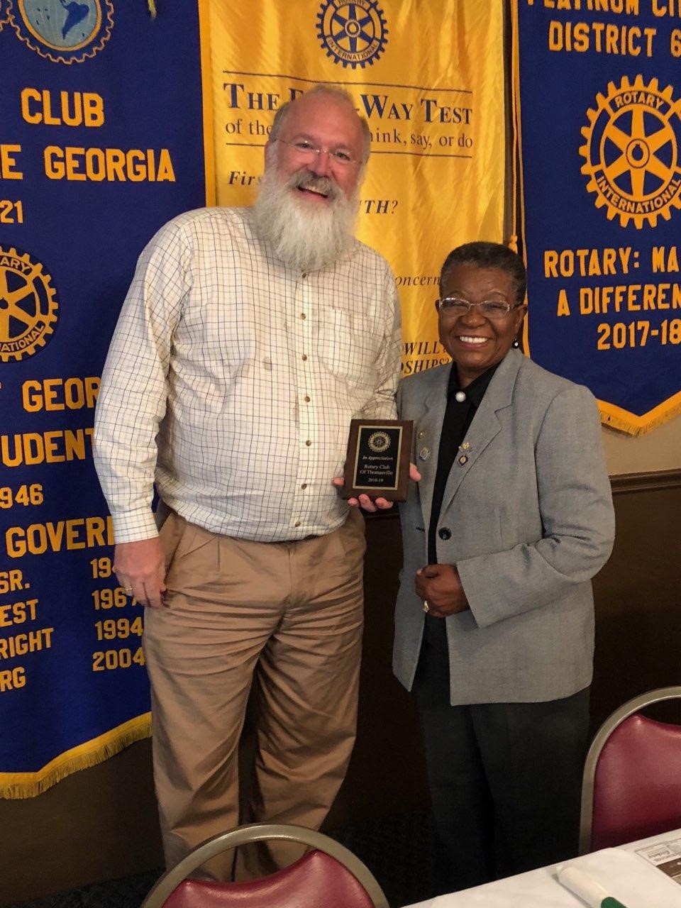 Dr. Gregory Boebinger & President Andre' Marria