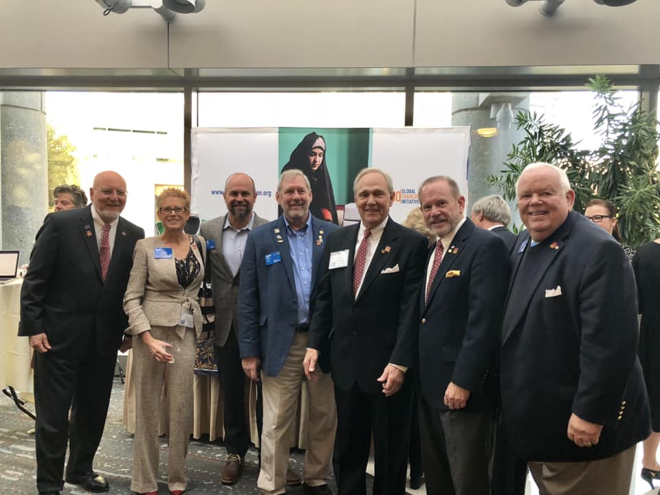 District Leadership at World Polio Day Celebration at the CDC