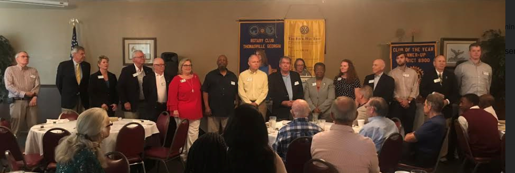 2019-20 Rotary Club of Thomasville Board of Directors