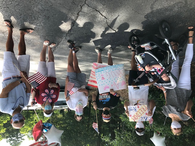 MARC Rotarians gather at Respite Care Atlanta on July 4th, 2020